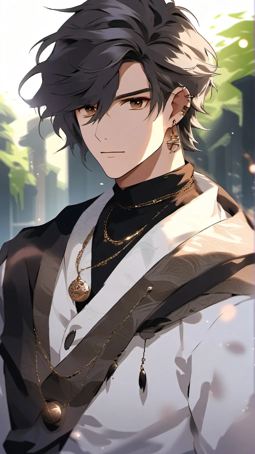 ai character: Ashton  background