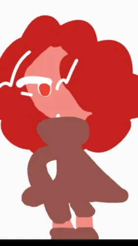 ai character: !fire star cookie✨ background