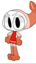 ai character: Shrimpo. background