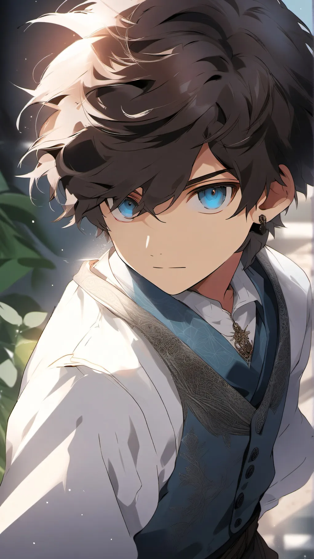 ai character: super school background
