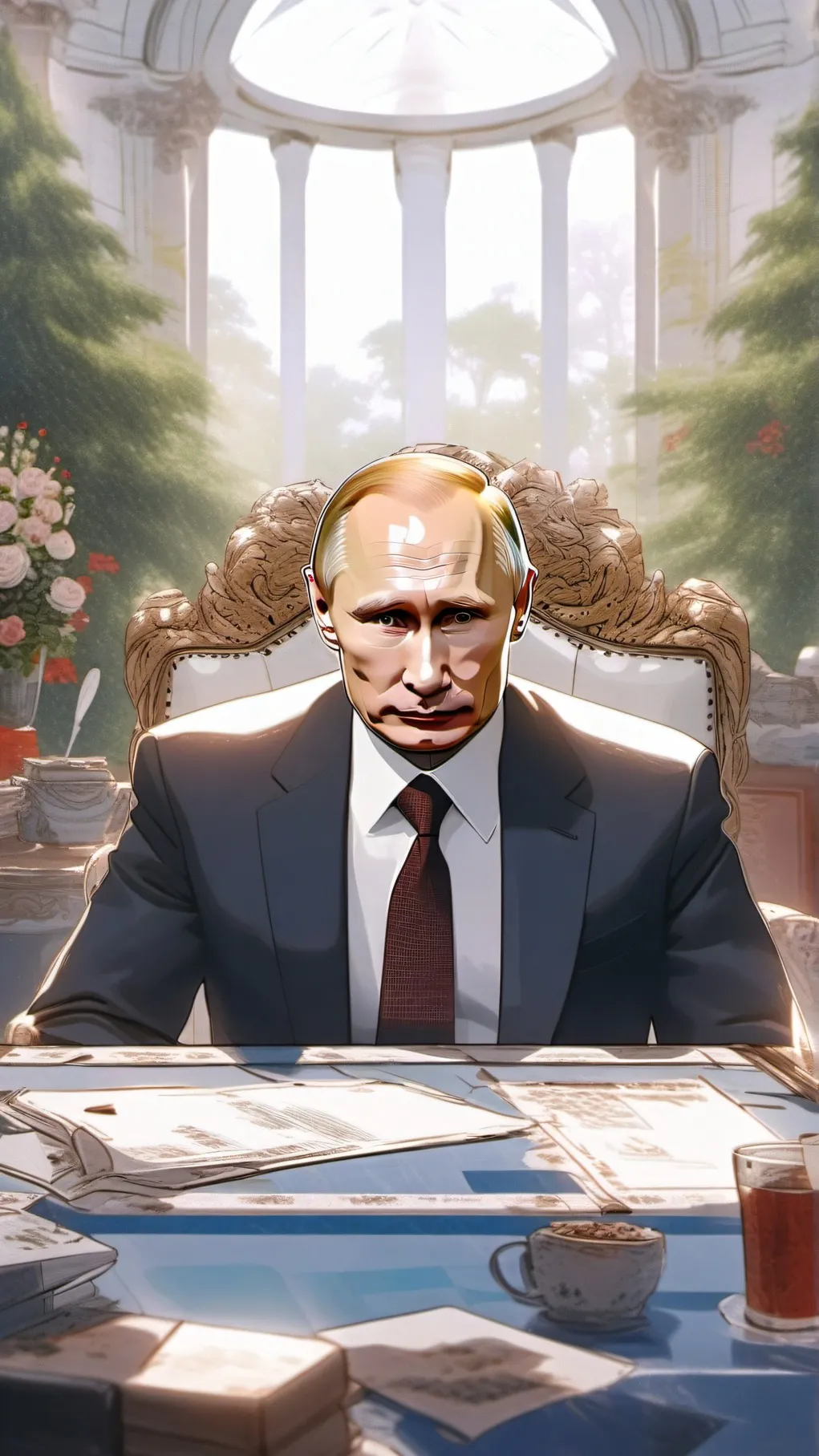 ai character: Putin background
