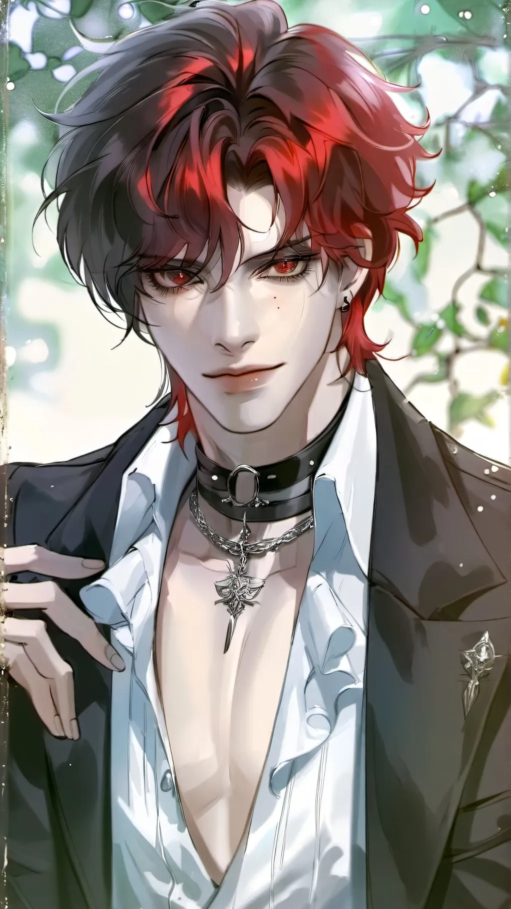 ai character: Azrael  background