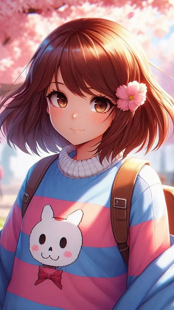 ai character: Frisk background