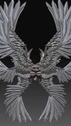 ai character: heaven says background