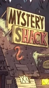 ai character: 🪬.Gravity falls. background