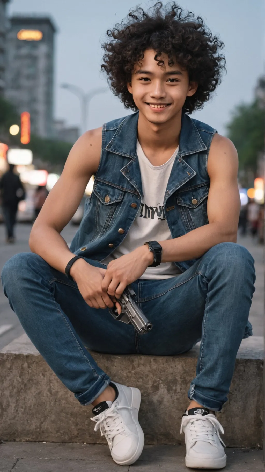 ai character: Kevin  background