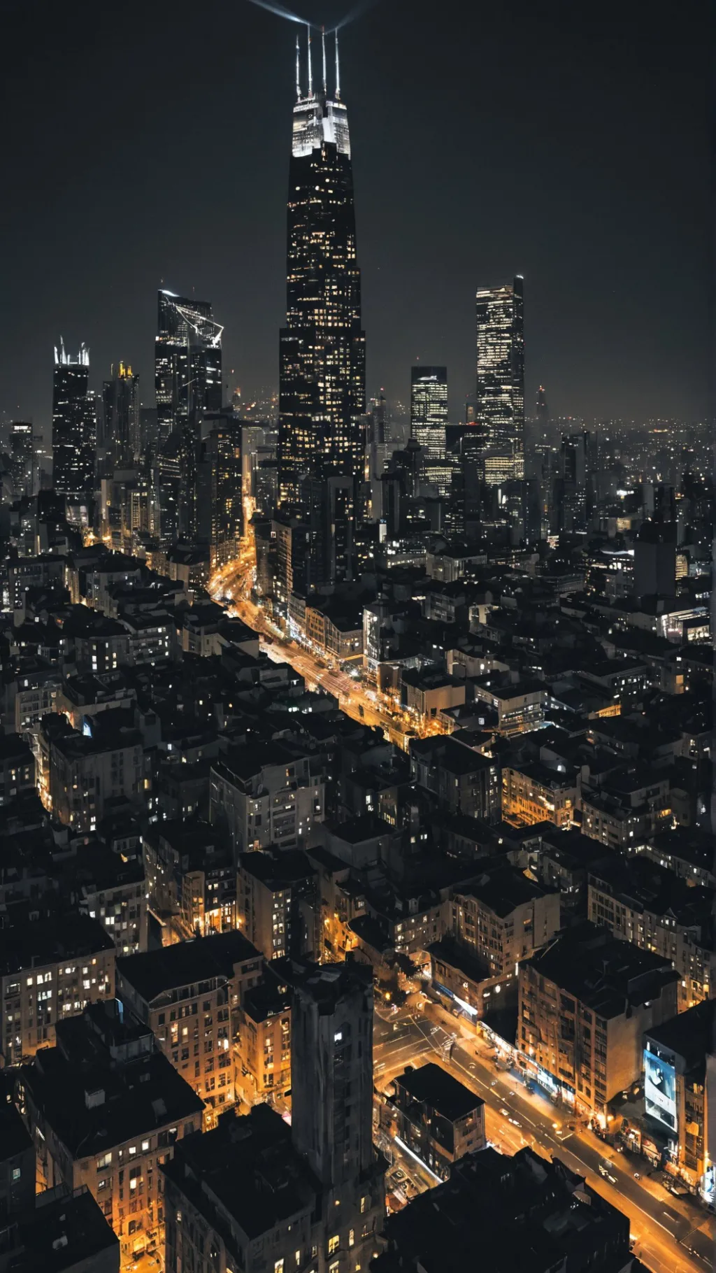 ai character: Big city background