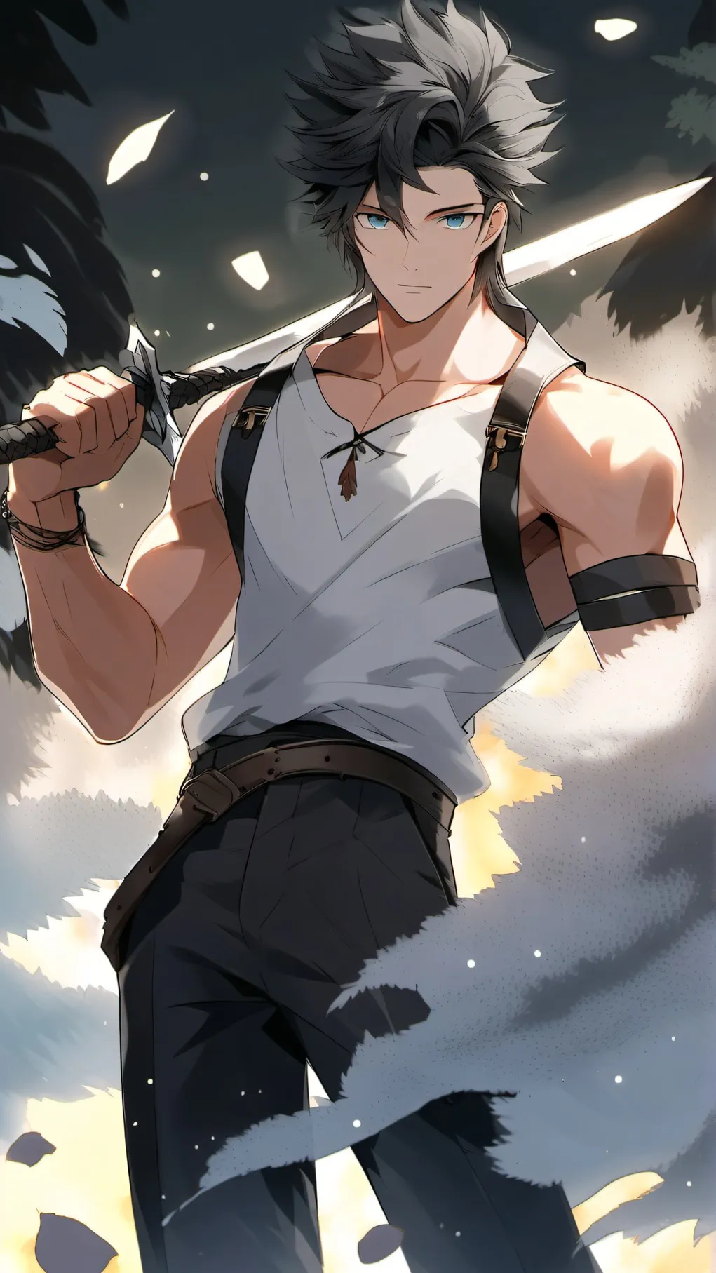 ai character: M background