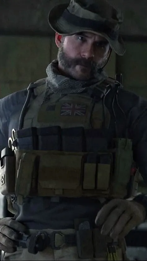 ai character: Captain John Price background