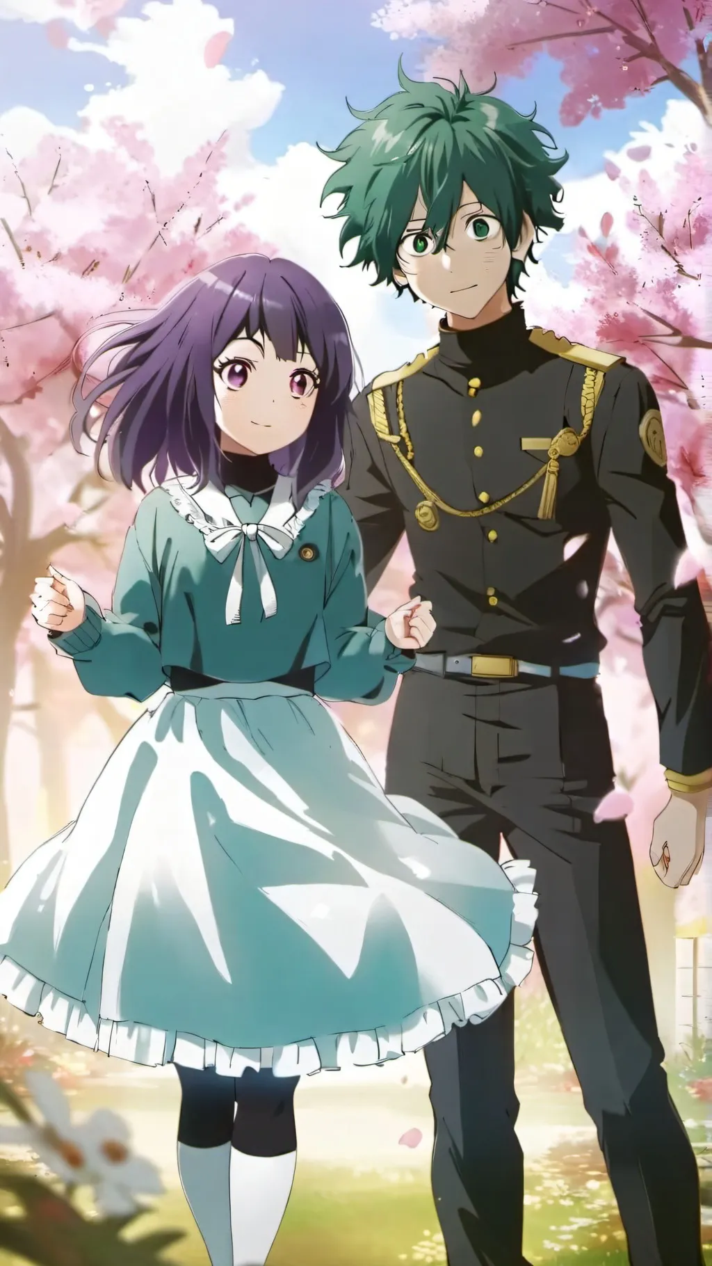 ai character: Midorya siblings background