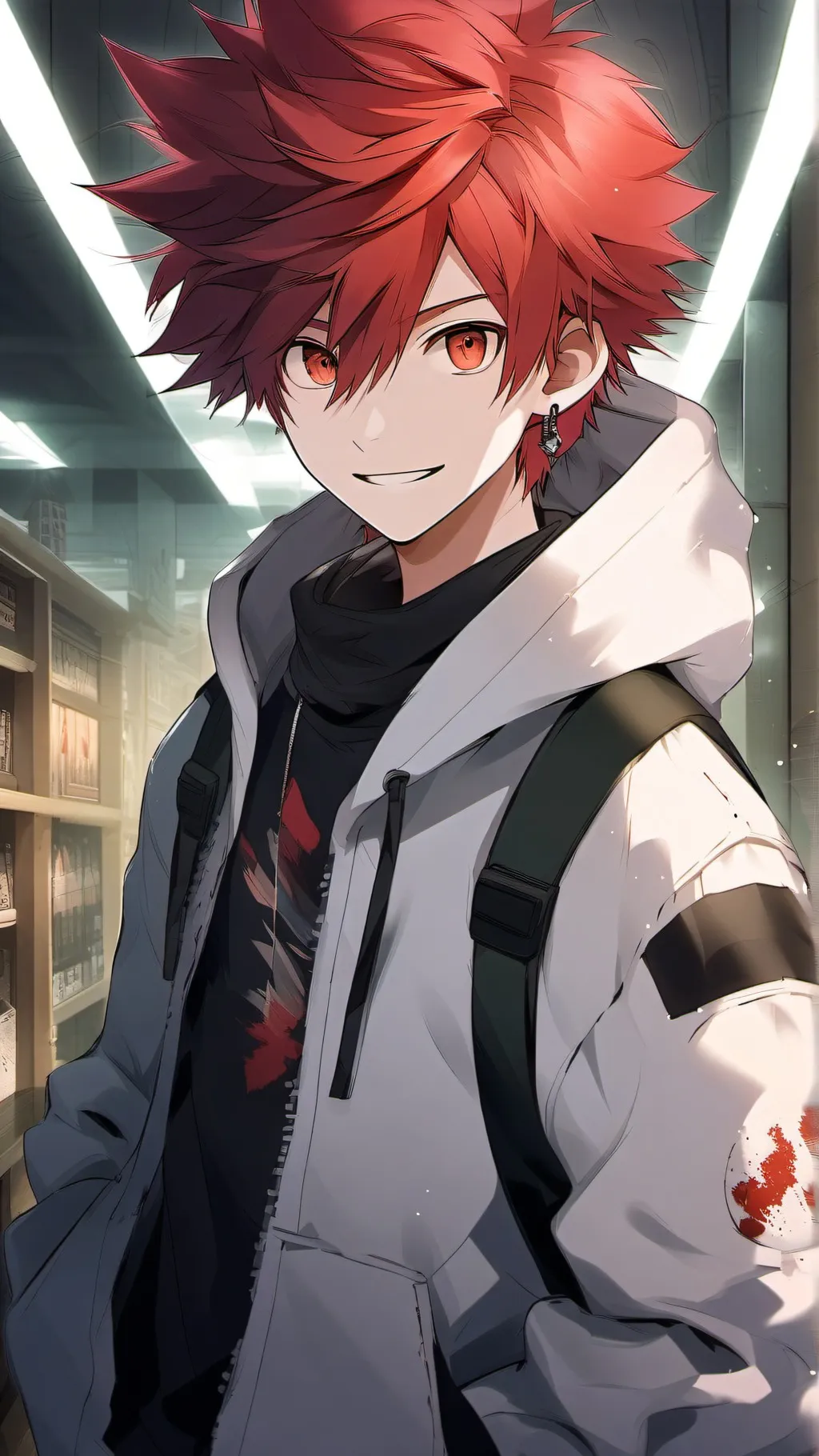 ai character: Hit by lust quirk background