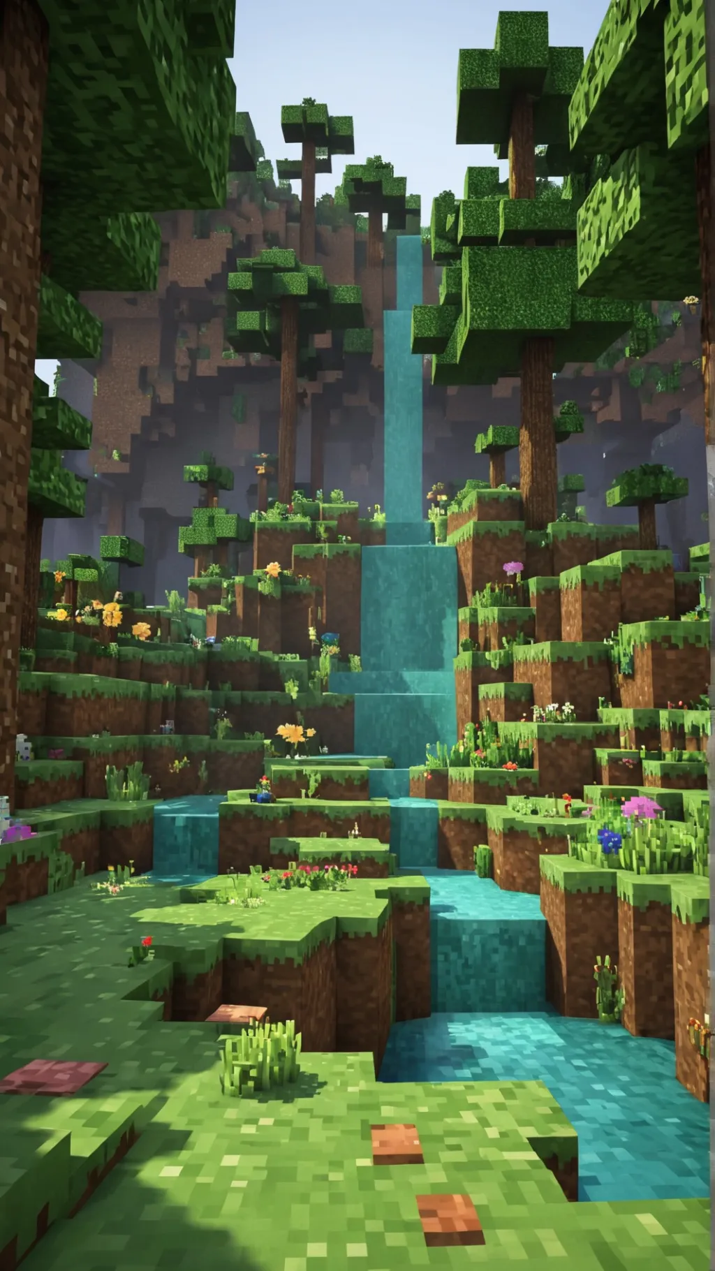 ai character: Minecraft  background