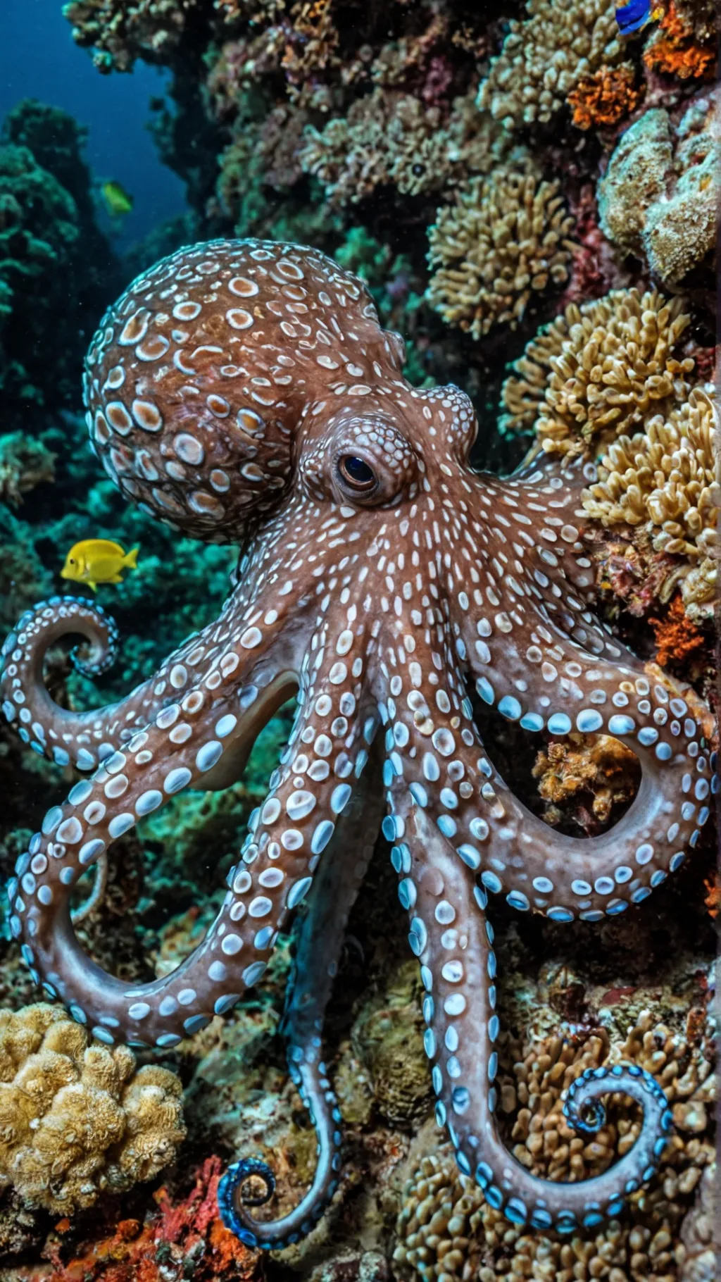 ai character: Underwater  background