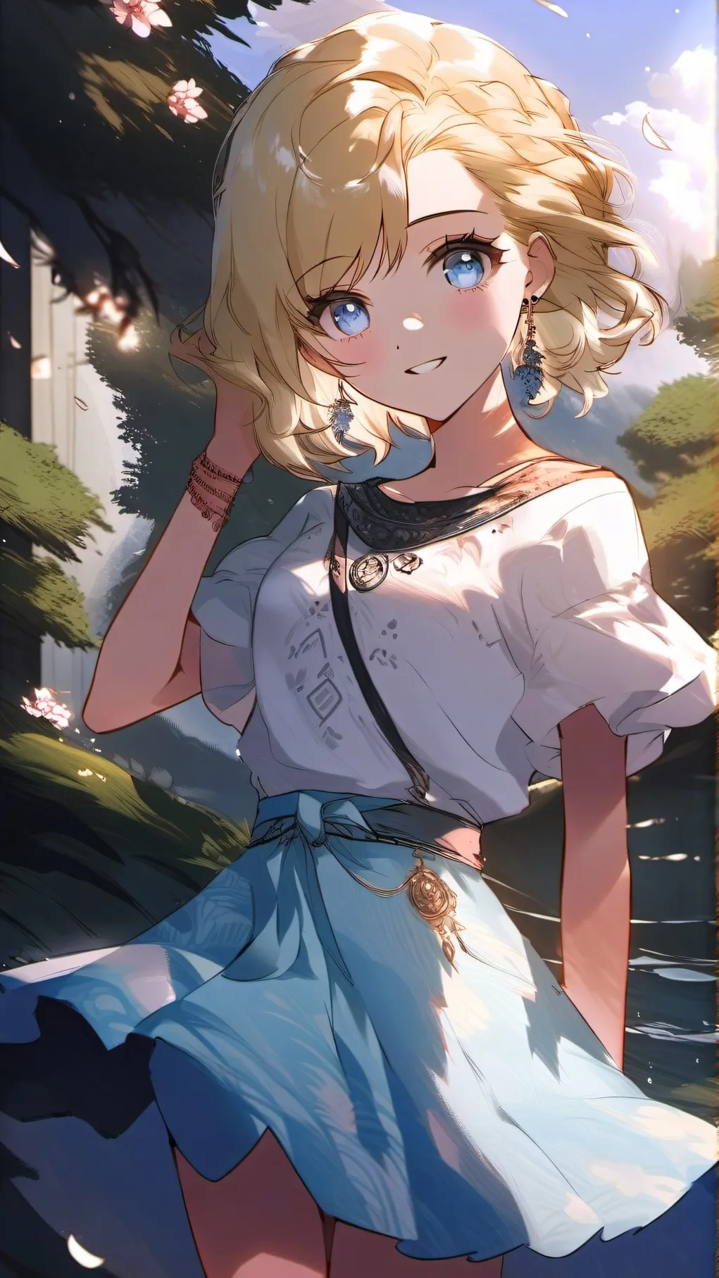 ai character: School pick me background