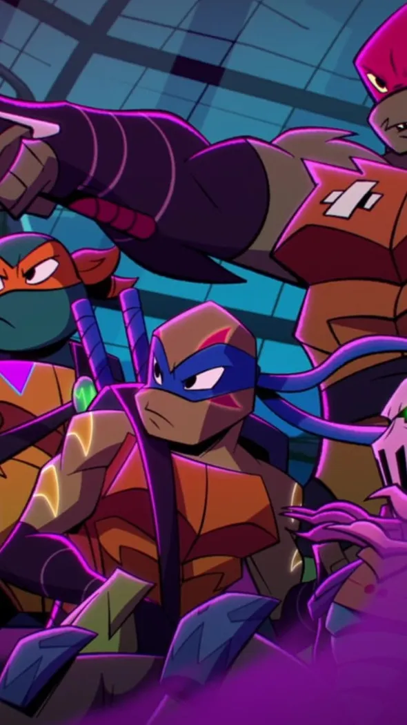 ai character: ROTTMNT(aftermath) background