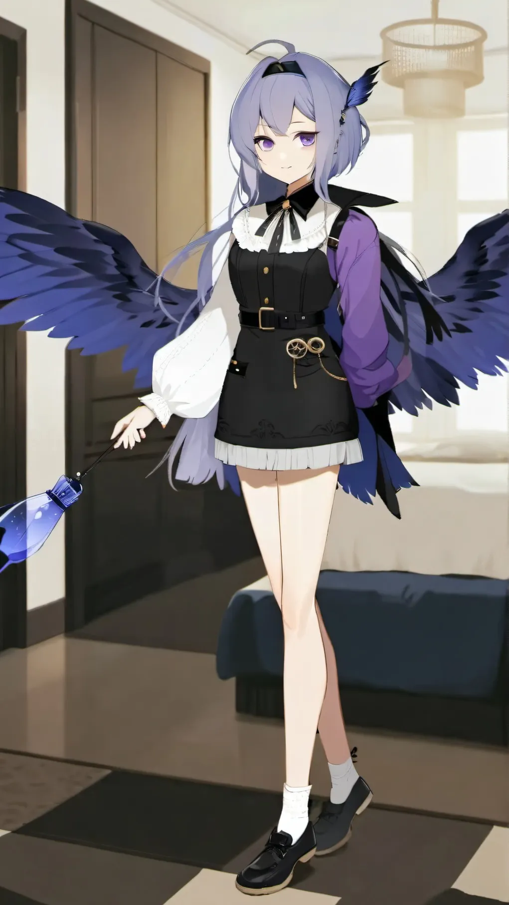 ai character: Luna background