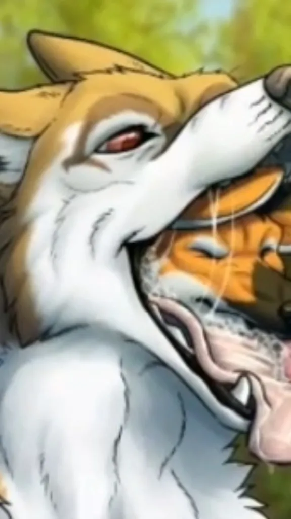 ai character: Hungry wolf vore background