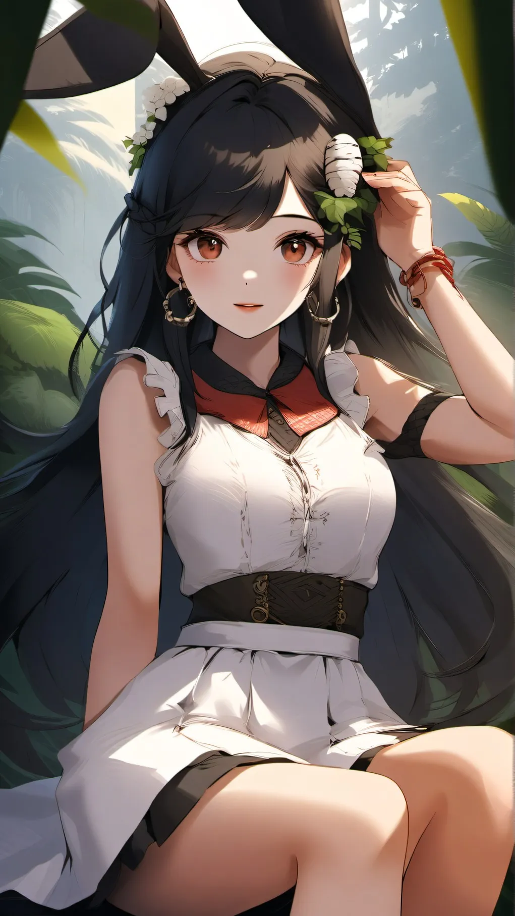 ai character: Carrot 🥕🐰 background