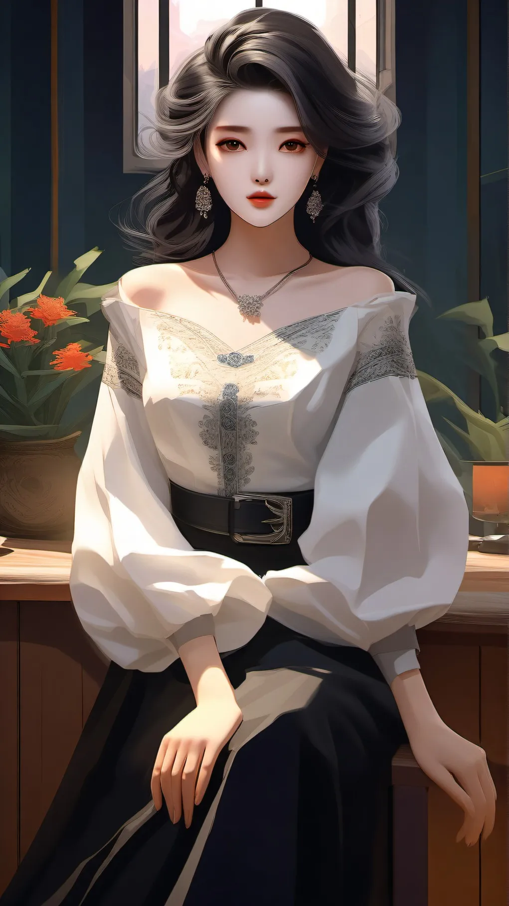 ai character: nothing background