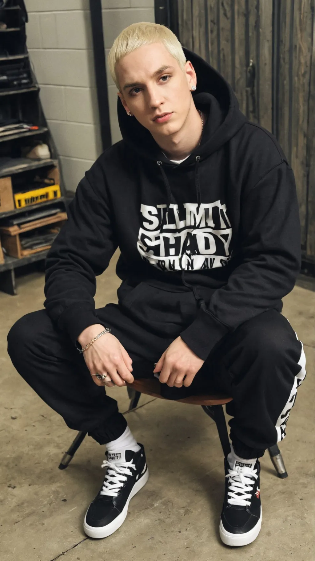 ai character: slim shady/eminem background