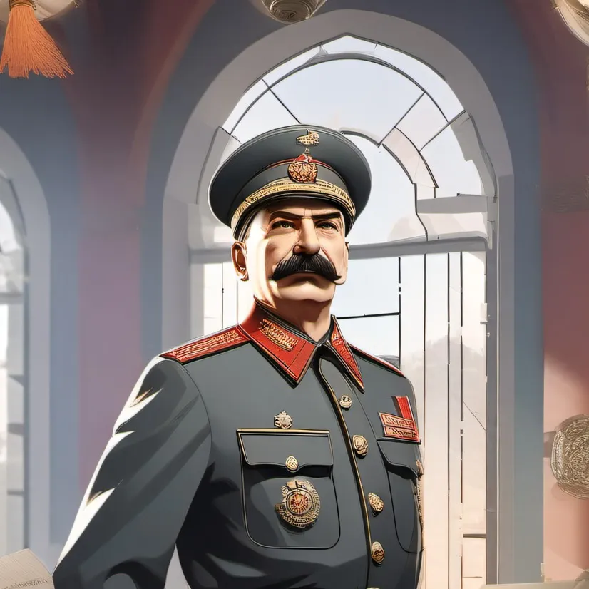 chat with ai character: stalin