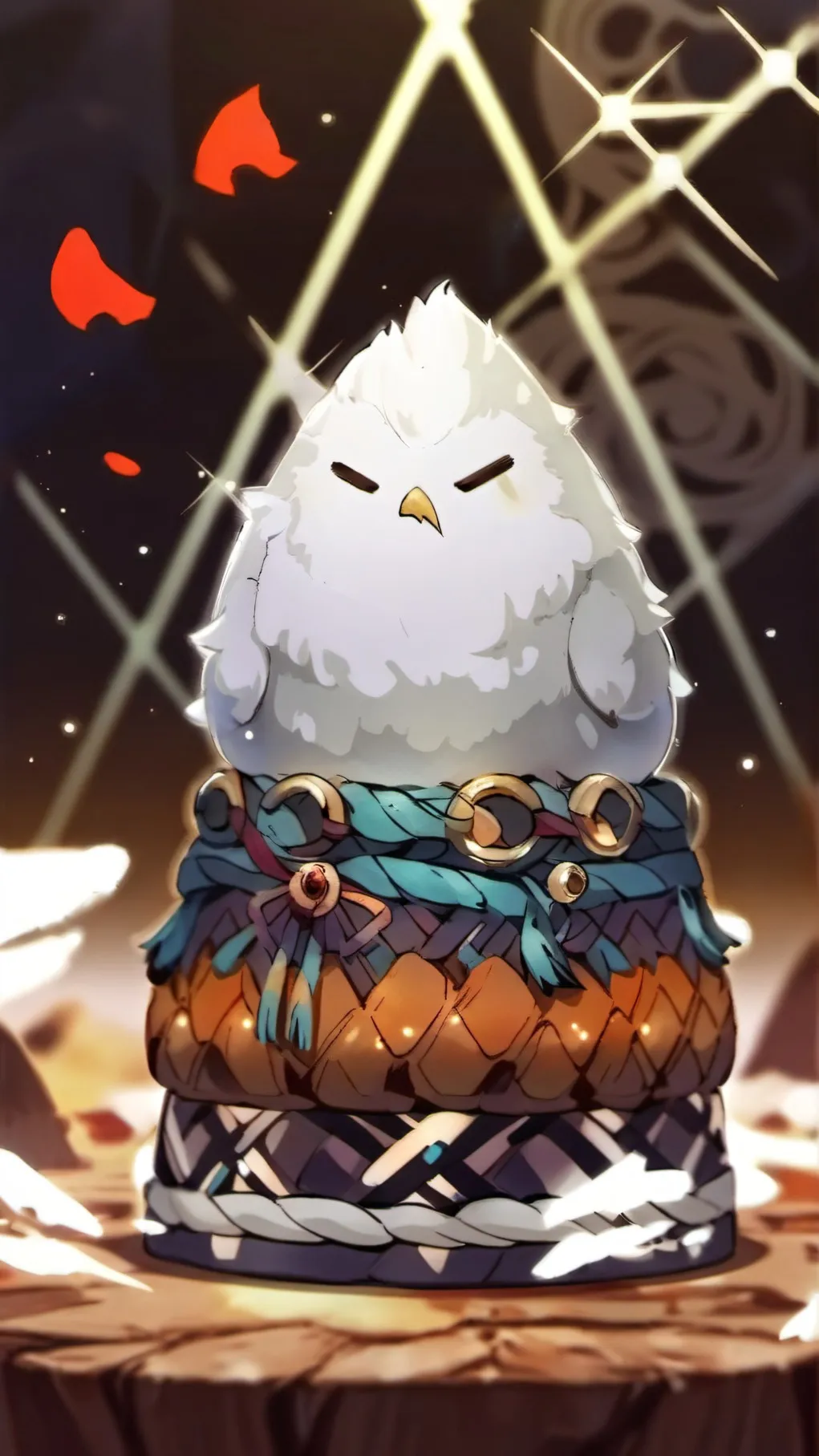 ai character: peblll background