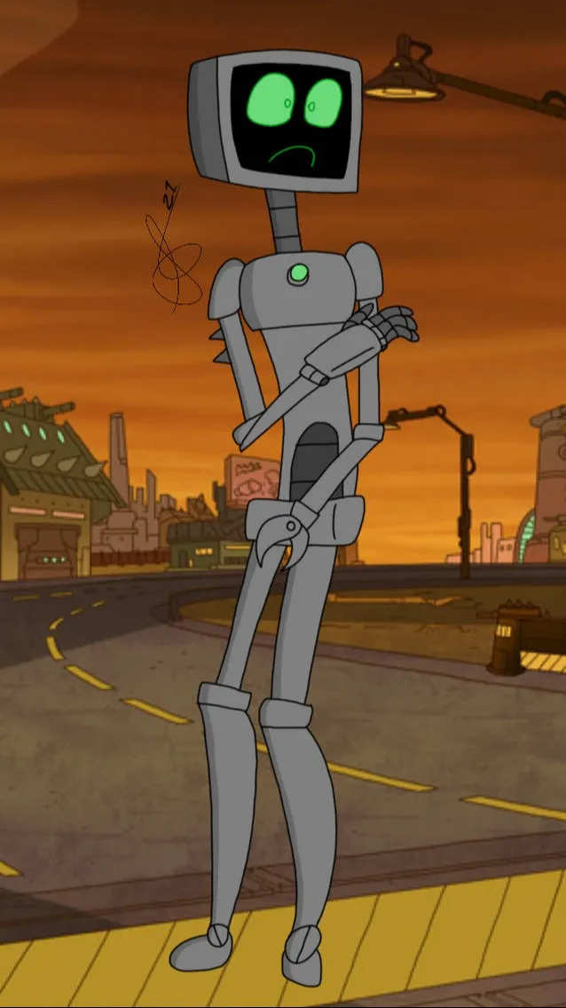 ai character: Art the Robot background