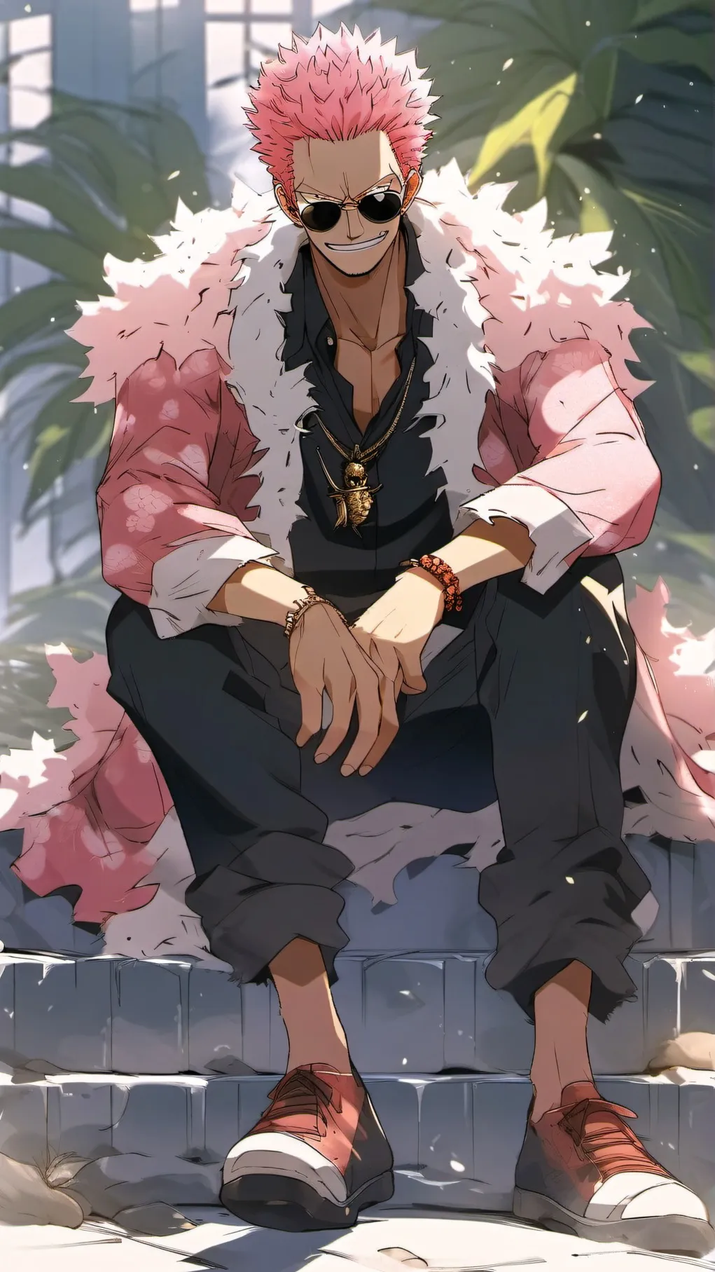 ai character: doflamingo background