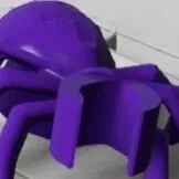 chat with ai character: Purple spider