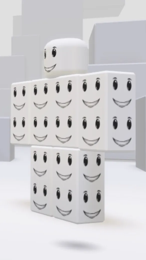 ai character: Infectious smile background