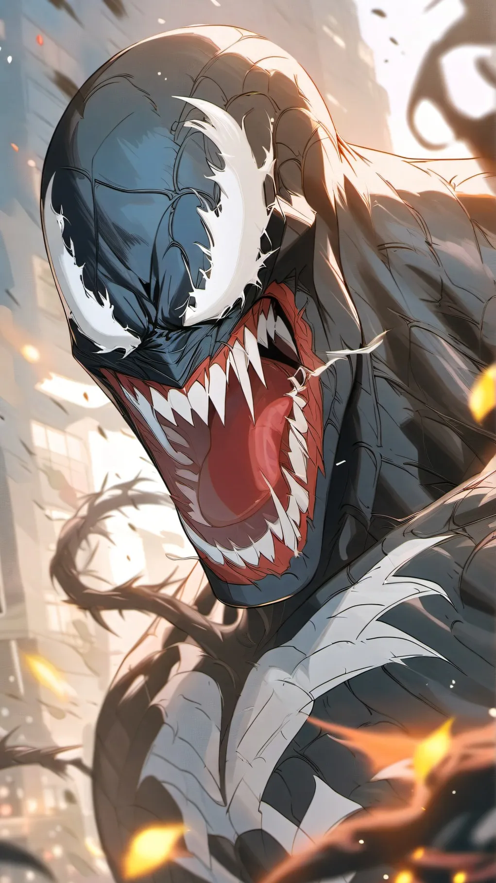 ai character: venom background