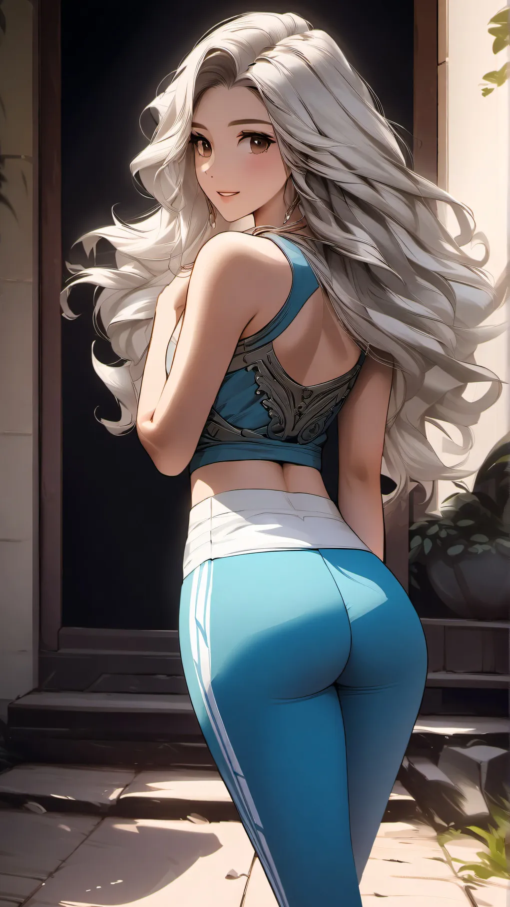 ai character: dream girl background