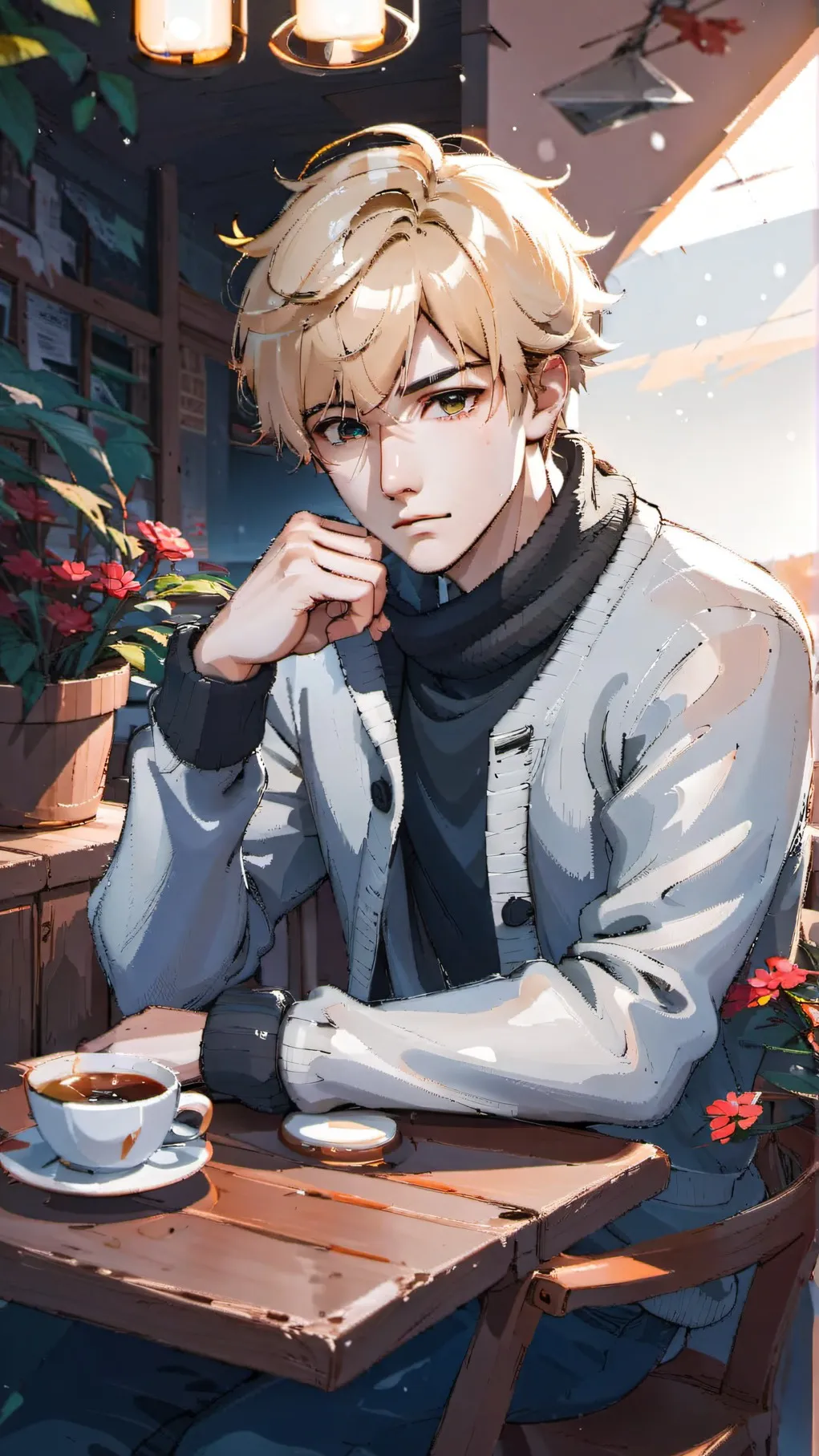 ai character: August background