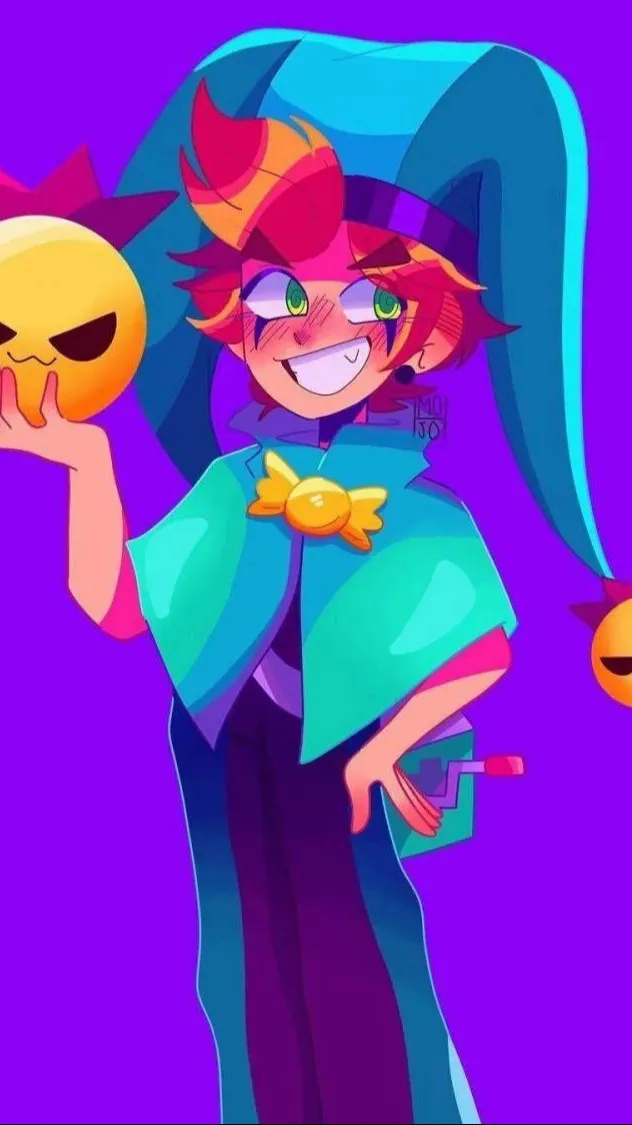ai character: Brawl stars school background