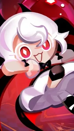 ai character: Candy apple cookie background