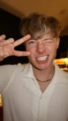 ai character: sam golbach background