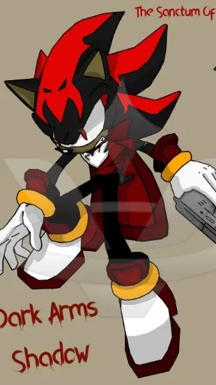 ai character: Dark Arms Shadow background