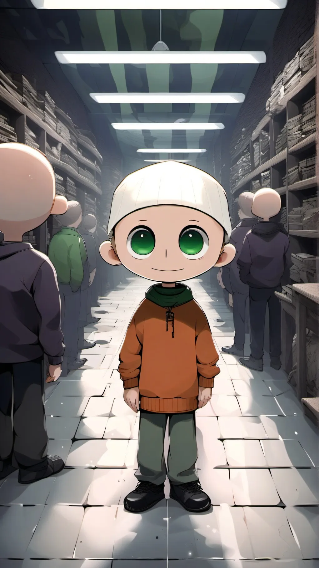 ai character: baldi yandere background