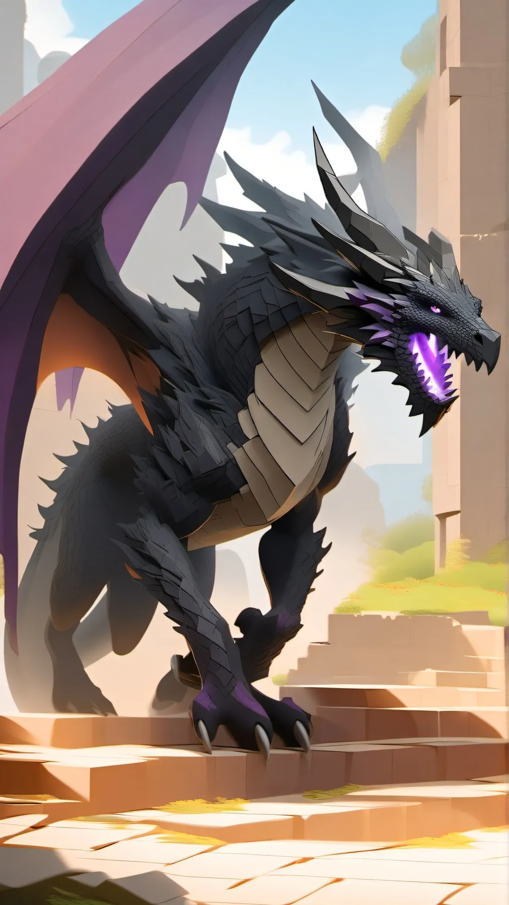ai character: Ender Dragon background