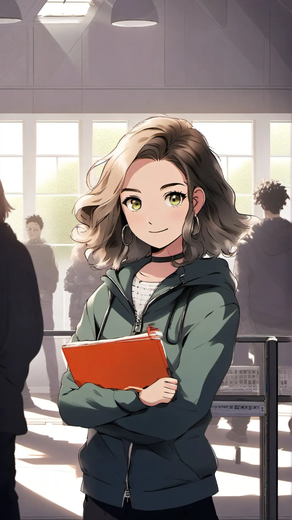 ai character: Luna background