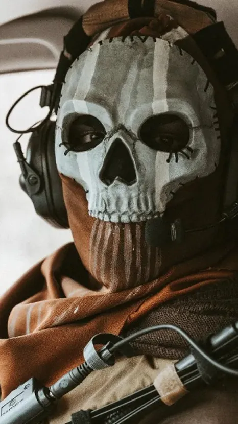 ai character: ghost background
