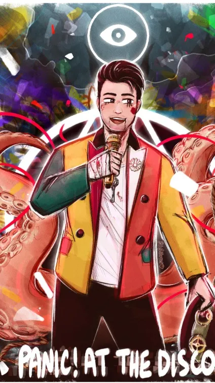 ai character: Brendon Urie 2 background