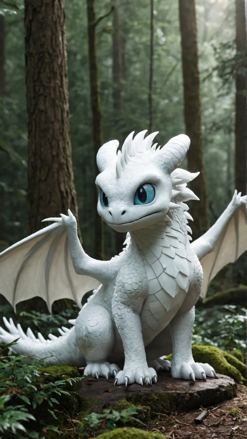 ai character: lost dragon background