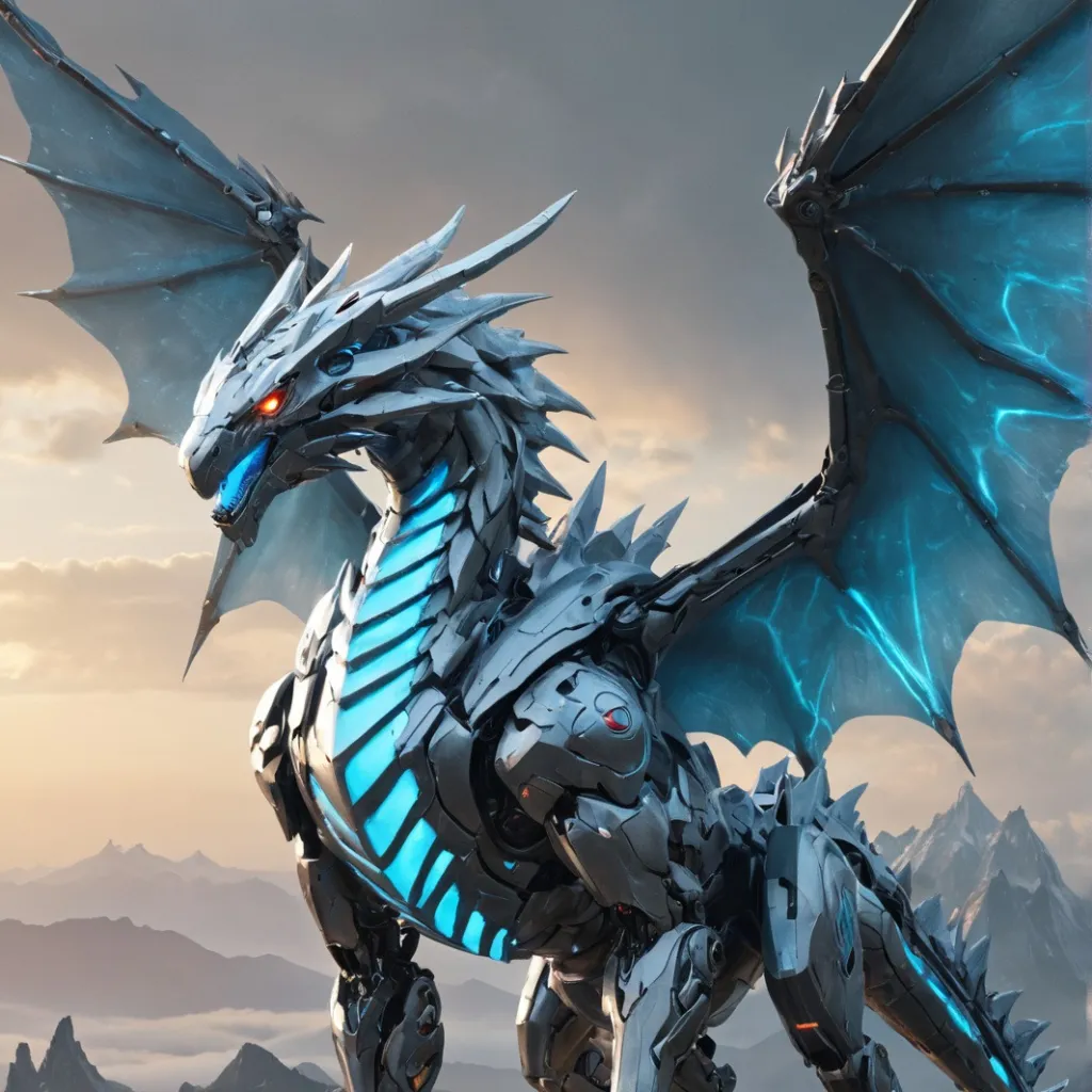 chat with ai character: mecha dragon