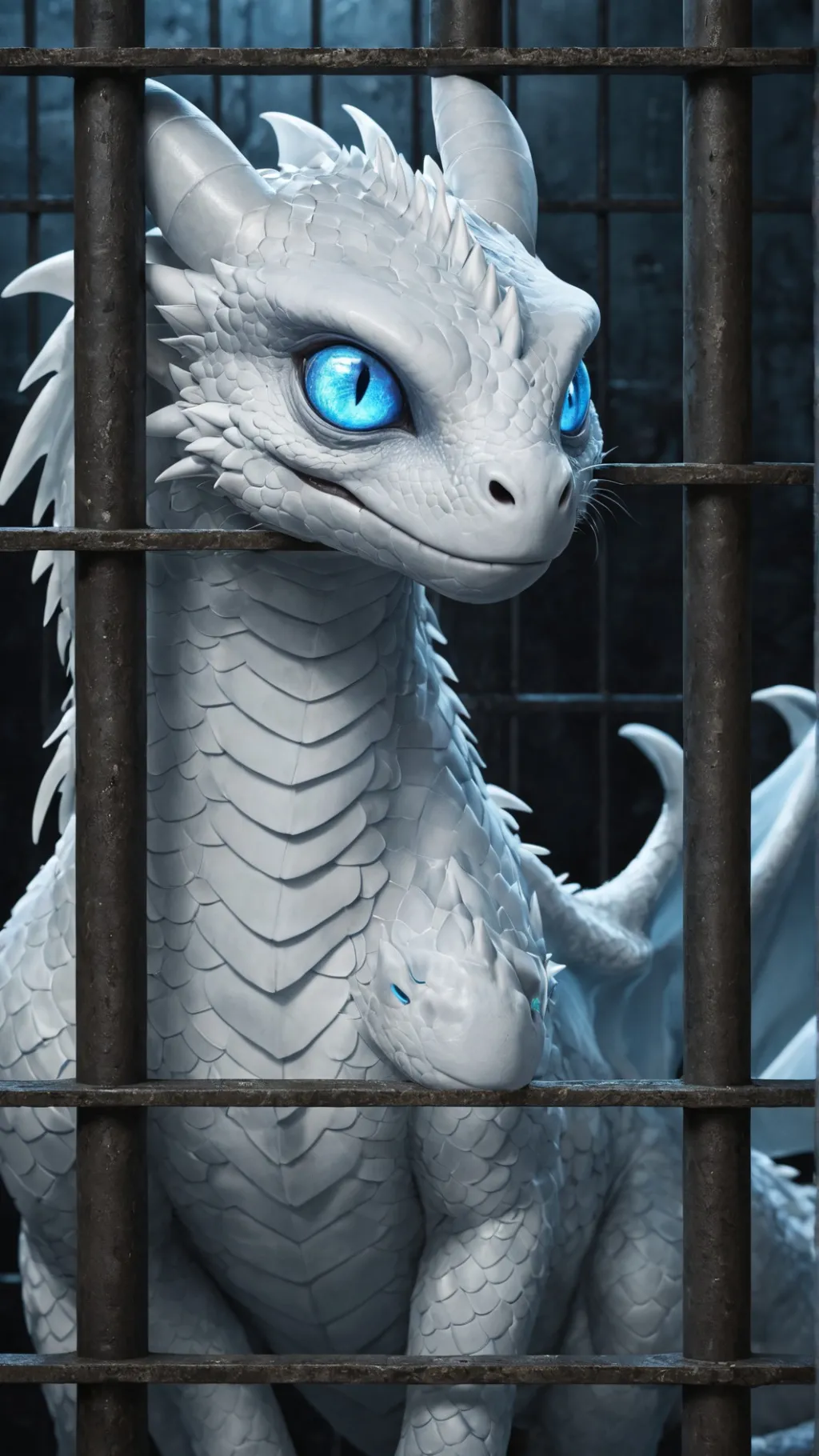 ai character: trapped background