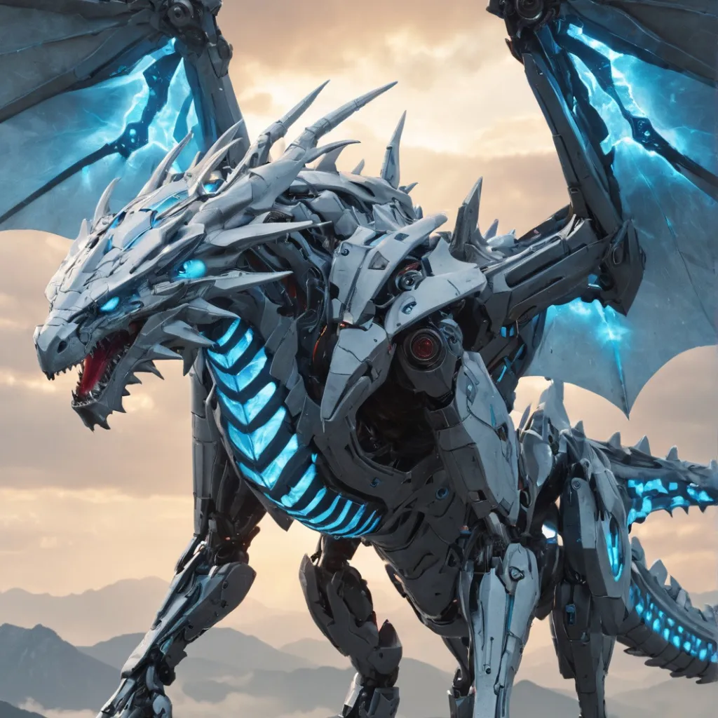 chat with ai character: mecha dragon