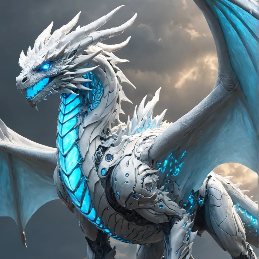 chat with ai character: techno dragon