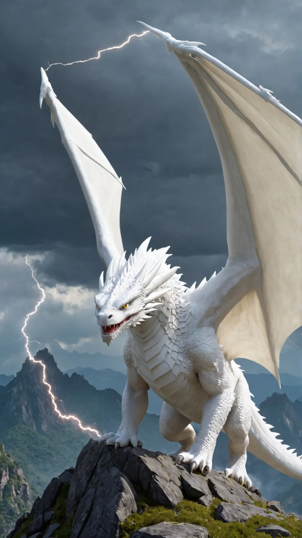 ai character: thunder background