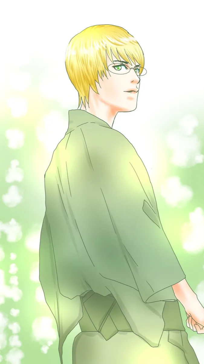 ai character: Brain Anime background