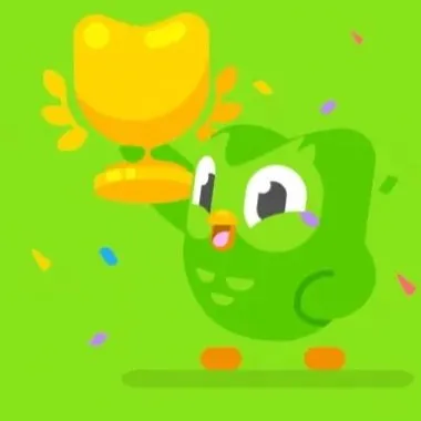 chat with ai character: Duolingo (nice)